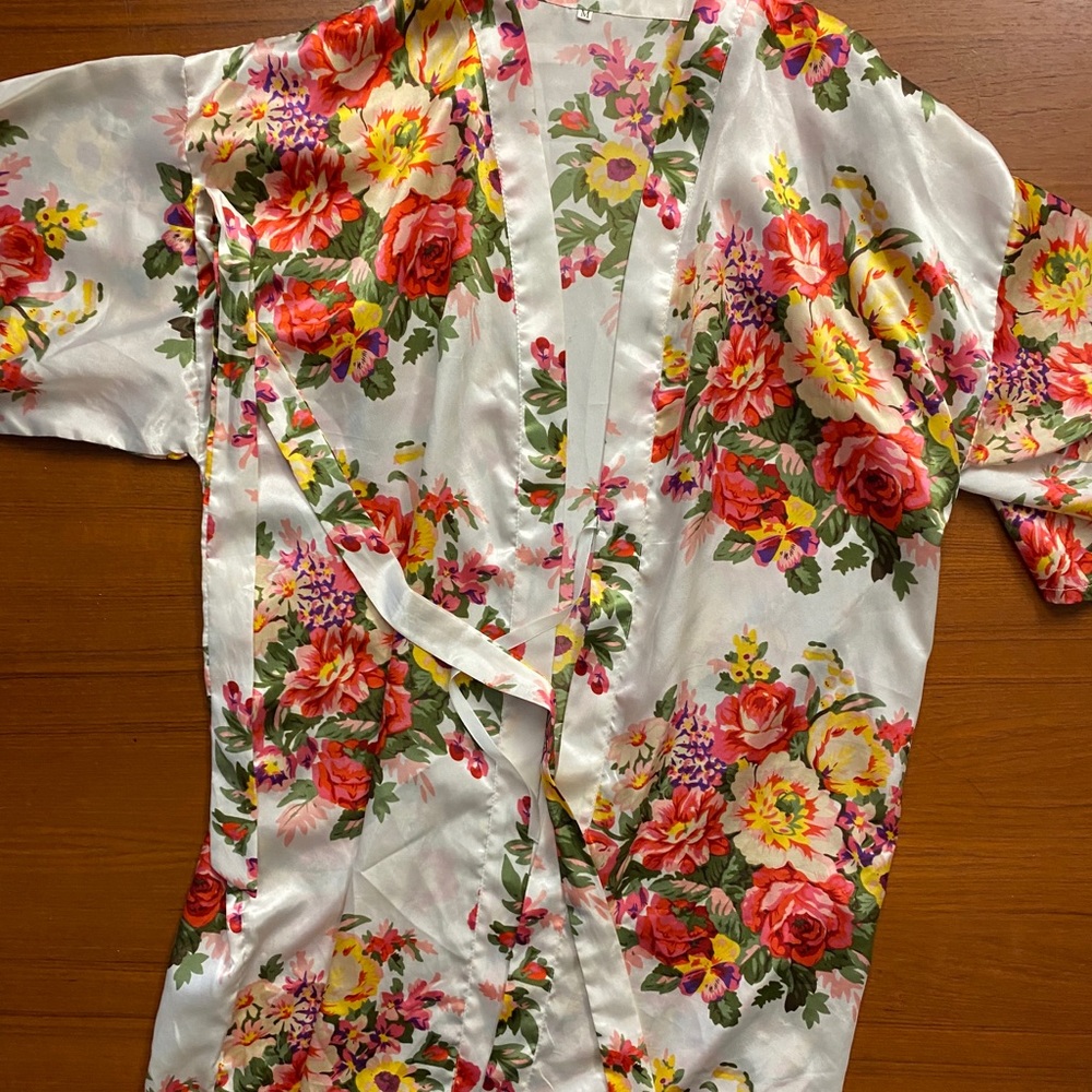 Silk robe